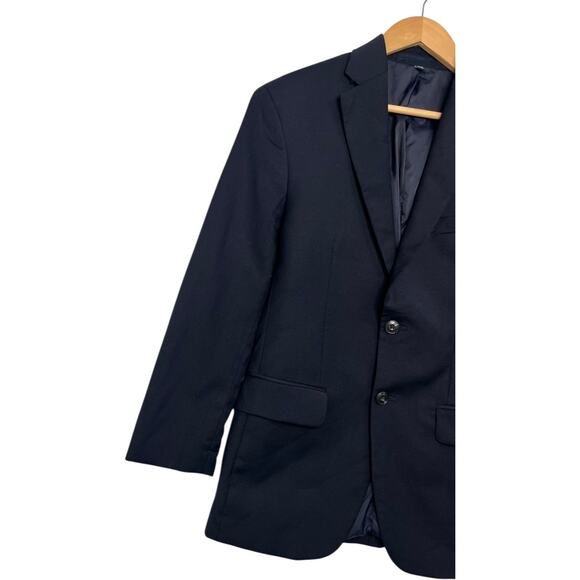 Jos A Bank Blazer Mens 36 Short Blue Navy Wool Two Button Brrr Comfort Classic - Picture 6 of 12